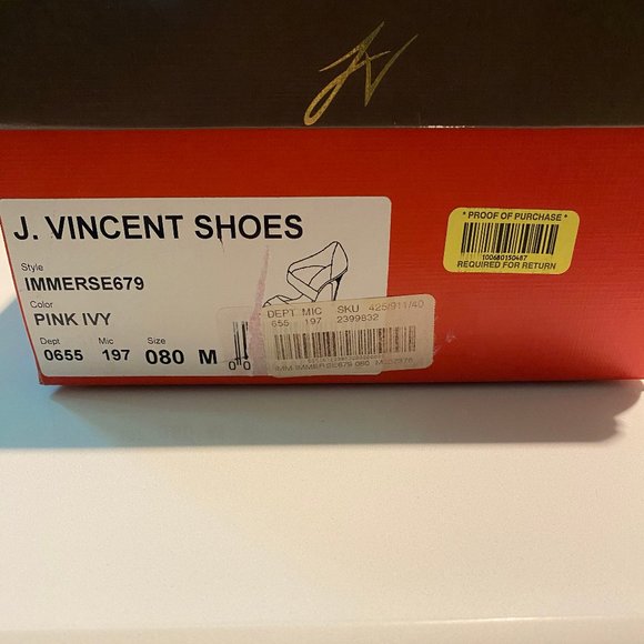 J. Vincent Pink Ivy Patent Leather Open Toe Heel Sandals - Picture 6 of 7